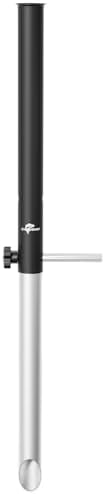 1/2 Pack Aluminum Sand Spikes for Surf Fishing, Beach Fishing Rod Holder, Telescopic and Portable, 2-Stage Adjustable, with Storage Bag by Unknown