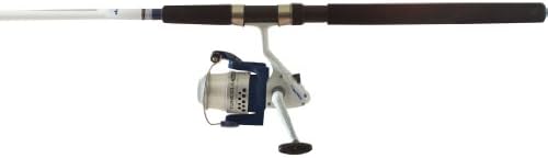 Okuma Fishing TU-702-50 Tundra Combo Spinning Reel (Large, White/Blue) by OKUMA