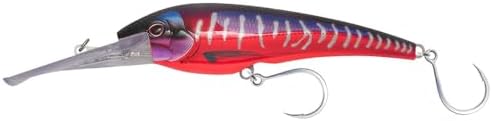 Nomad Design DTX Minnow with Patented Autotune System - Distressed Baitfish Swimming Action, BKK Diablo by NomadDesign