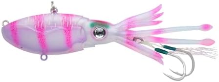 Nomad Design Original Squidtrex Patented Vibrating Fishing Lure - TPE Soft Plastic Lure Bait for Saltwater with Strong BKK Assist Hooks, Fishing Bait that Catches Many Species by NomadDesign