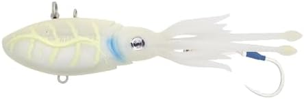 Nomad Design Original Squidtrex Patented Vibrating Fishing Lure - TPE Soft Plastic Lure Bait for Saltwater with Strong BKK Assist Hooks, Fishing Bait that Catches Many Species by NomadDesign