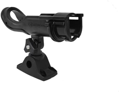 Attwood 5009-4 Heavy-Duty Adjustable Rod Holder with Combo Mount, Black Finish - Image 3