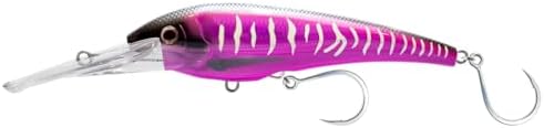 Nomad Design DTX Minnow with Patented Autotune System - Distressed Baitfish Swimming Action, BKK Diablo by NomadDesign