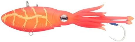 Nomad Design Original Squidtrex Patented Vibrating Fishing Lure - TPE Soft Plastic Lure Bait for Saltwater with Strong BKK Assist Hooks, Fishing Bait that Catches Many Species by NomadDesign