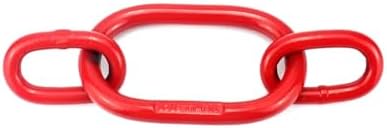 EGV G80 Chain Sling Ring, Oblong Master Link Hoist Ring for Lifting Rigging,17636 lbs, Red(8T) - Image 4