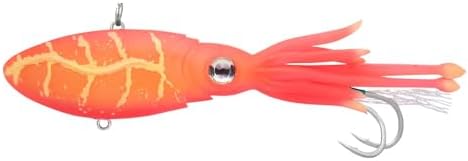 Nomad Design Original Squidtrex Patented Vibrating Fishing Lure - TPE Soft Plastic Lure Bait for Saltwater with Strong BKK Assist Hooks, Fishing Bait that Catches Many Species by NomadDesign