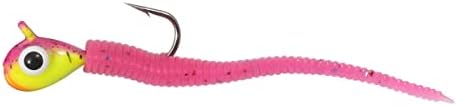 Northland Fishing Tackle Impulse Rigged Tungsten Bloodworm Jig for Ice Fishing Panfish, Assorted Sizes and Colors by NorthlandFishingTackle