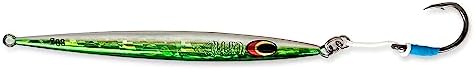 UMT 120g Offshore Saltwater Fishing Jigs for Tuna, Mahi-Mahi, Grouper, Redfish - Packs: 1, 5, 10. Green, Pink. Pro-Grade. - Image 3