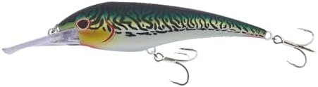 Nomad Design DTX Minnow with Patented Autotune System - Distressed Baitfish Swimming Action, BKK Diablo by NomadDesign