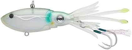 Nomad Design Original Squidtrex Patented Vibrating Fishing Lure - TPE Soft Plastic Lure Bait for Saltwater with Strong BKK Assist Hooks, Fishing Bait that Catches Many Species by NomadDesign