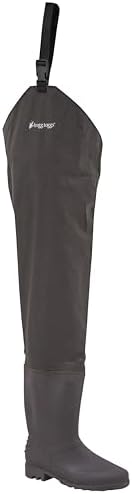 FROGG TOGGS Rana II Waterproof PVC Fishing Felt Bootfoot Hip Wader by froggtoggsSpring