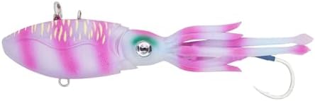 Nomad Design Original Squidtrex Patented Vibrating Fishing Lure - TPE Soft Plastic Lure Bait for Saltwater with Strong BKK Assist Hooks, Fishing Bait that Catches Many Species by NomadDesign