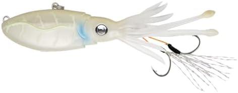 Nomad Design Original Squidtrex Patented Vibrating Fishing Lure - TPE Soft Plastic Lure Bait for Saltwater with Strong BKK Assist Hooks, Fishing Bait that Catches Many Species by NomadDesign