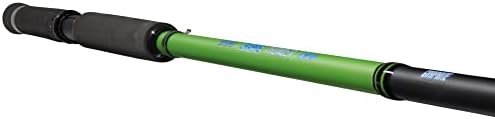 Lew's Crappie Thunder Jigging Fishing Rod, Medium Light Power, Fast Action, Premium Multi-Piece Graphite Blank, EVA Foam Handle, Crappie Thunder Green by Lews