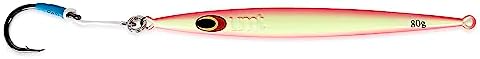 UMT Sand EEL 80g Offshore Fishing Jigs - Multi Species. Packs: 1, 5, 10. Green, Pink. Pro-Grade. - Image 2