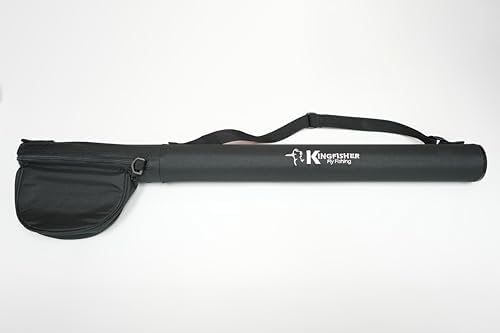 Kingfisher Fly Fishing Fly Rod and Reel Case, Black by KingfisherFlyFishing