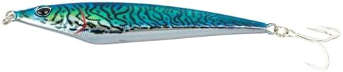 Nomad Design The Ridgeback Long Cast Jig 60g (2oz) Darting Metal Jig with Erratic Sideways Darting Action, Durable BKK Hooks, & Angled Head Design, for Shore & Offshore Species by NomadDesign