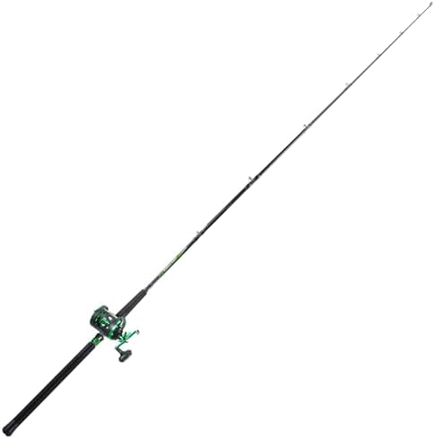 Sougayilang Catfish Rod and Reel Combo, 2-Piece MH Conventional Reel Fishing Combo, 25 lb Carbon Drag for Large Flathead and Blue Catfish, Saltwater-Ready for Salmon and Steelhead Bottom Fishing - Image 2