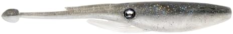 Nomad Design Live Ops Jerksquid 7” Unrigged Jerkshad Soft Bait Lure, Trophy-Class Squid with Reactor-UV & Glow, (3 Pack), for Striped Bass & Snapper by NomadDesign