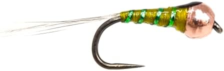 36 Effictive Tungsten Bead Perdigon Nymphs Fly Fishing Flies Assortment | Trout and Grayling Fishing Lure | Waterproof Fly Box - Image 6
