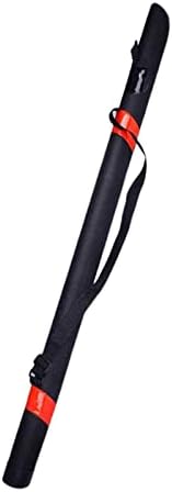 Fly Fishing Rod Case Fishing Rod Tube Case Men Gift Travel Carrying Bag, Black, 125cm by Unknown