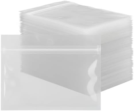 100 Pack Soft Plastic Baits Bags 6.7"x5.5" | Heavy-Duty Clear Lock Zipper Lure Packaging Bags - Leakproof Double-Sealed Zipper Storage for Soft Plastic Lures & Fishing Gear | Multiple Sizes - Image 7