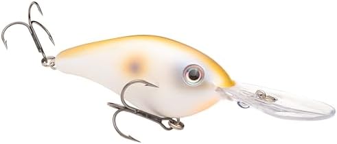 Strike King Pro Model 6XD Fishing Lure, Deep Diving Crankbait, Unique Curved Bill, Free-Floating Rattle Chambers, 1-Ounce, Dives to 19-Feet, Size 1 Treble Hooks by StrikeKing