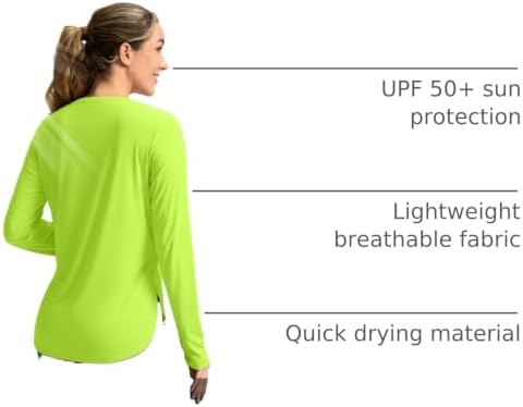 G Gradual Women's Sun Shirts UPF 50+ Long Sleeve Workout Hiking Tops - Image 4
