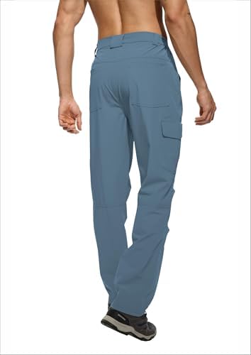 Men's Lightweight Hiking Cargo Pants Waterproof Quick Dry Travel Climbing Camping Fishing Mens Work Pants Outdoor - Image 3