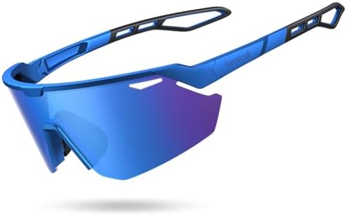 Lamicall 24g Polarized Sports Sunglasses for Men Women - UV400 Protection Sun Glasses for Baseball Running Cycling Fishing by Lamicall