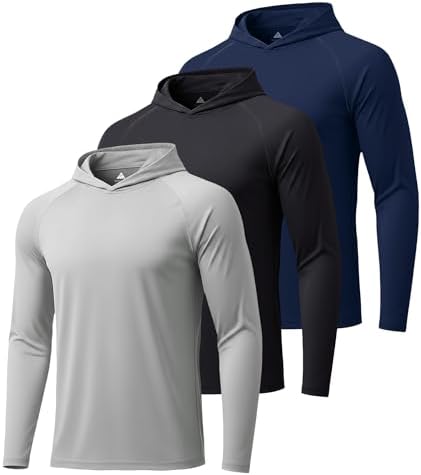 ZITY Men's Lightweight Pullover Hoodie UPF 50+ Fishing Shirts Sweatshirt by ZITY