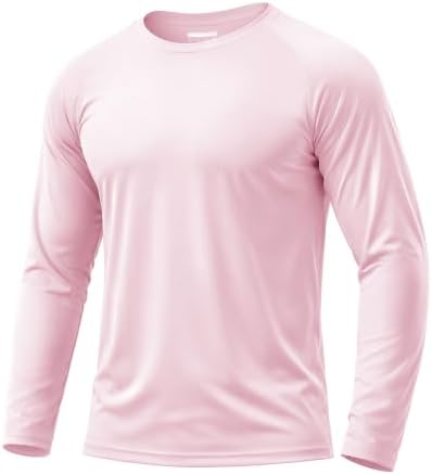 Boladeci Men's UPF 50+ Sun Protection UV SPF Shirts Long Sleeve Lightweight Quick Dry Swim T-Shirts Rash Guard by Boladeci