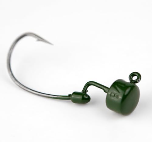 20Pack Weedless Ned Rig Jig Heads with Molded Bait Keeper for Bass Fishing - Image 4
