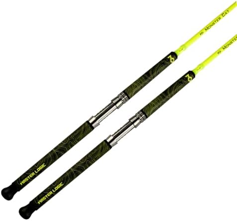 Monster Catfish Casting Rod, 7' MH Glow-in-Dark 1-Piece by MASTERLOGIC