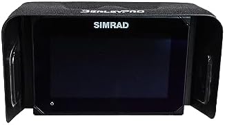 BerleyPro Simrad Fish Finder Visor — Sun Cover & Glare Reduction — Fits NSS EVO2/EVO3, Cruise, GO XSE, GO XSR — CNC Machined ASA Plastic by BerleyPro