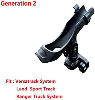 Brocraft Versatrack Track System Rod Holder / 90 Degree Lund Boat Sport Trak Rod Holder / Lund Boat Rod Holder - 4 Pack - Image 2