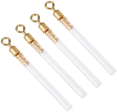 50Pcs Fishing Swivels with Tube Floats - 3 Sizes Copper & PVC Adapters for Long-line and Waggler Fishing Multi-Purpose Fishing Accessories - Image 3