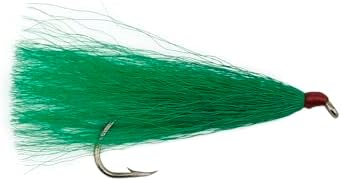 Aqua-Clear, Bucktail Jigs Saltwater Fishing Lures, Flounder Fluke Sea Trout Weakfish Croaker Rig, 3/0 XL Nickel Octopus Hook with White Hair - Image 2