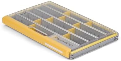 Plano EDGE 3700 Premium Thin Tackle Utility Box, Clear and Yellow, Waterproof and Rust-Resistant Bait and Tackle Box Storage Organization by PLANO%C2%AEOutdoors
