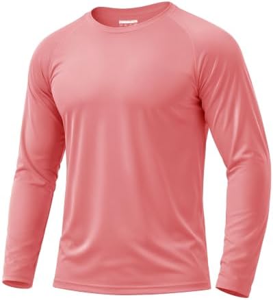 Boladeci Men's UPF 50+ Sun Protection UV SPF Shirts Long Sleeve Lightweight Quick Dry Swim T-Shirts Rash Guard by Boladeci