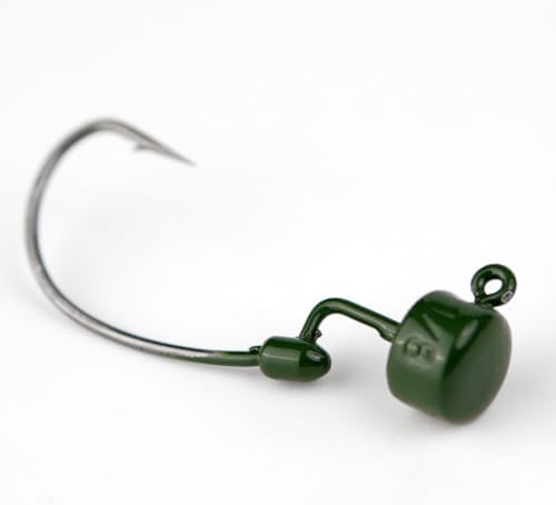20Pack Weedless Ned Rig Jig Heads with Molded Bait Keeper for Bass Fishing - Image 4