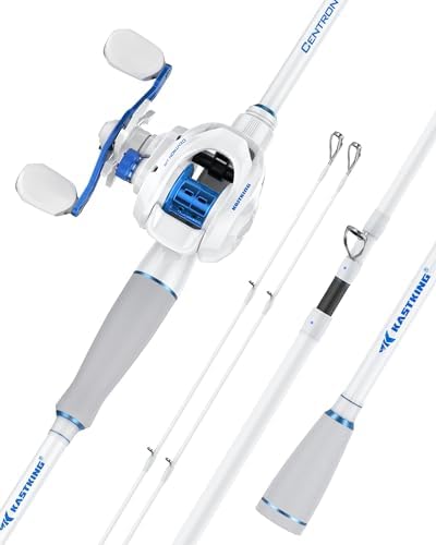 KastKing Centron Lite Travel Fishing Rod and Reel Combo, Packable Twin-Tip by KastKing