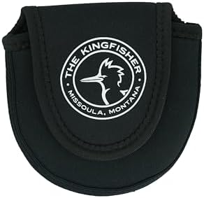 Kingfisher Fly Fishing Reel Bag, Neoprene Material, Portable, Protective, Fits Reel on Fishing Rod (Medium) by KingfisherFlyFishing