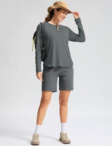 G Gradual Women's Sun Shirts UPF 50+ Long Sleeve Workout Hiking Tops - Image 3