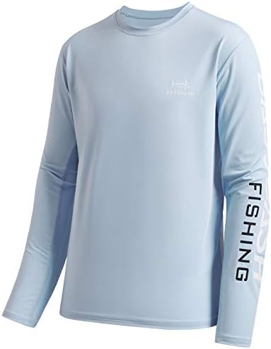 BASSDASH Fishing T Shirts for Men UV Sun Protection UPF 50+ Long Sleeve Tee T-Shirt by Bassdash