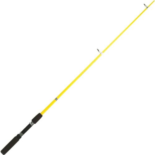 Eagle Claw Pack-It Telescopic Spinning Rod, Yellow, 5-Feet 6-Inch by EagleClawFishingTackle