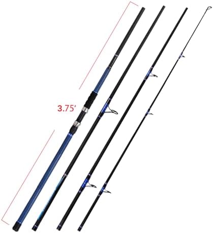 Fiblink Surf Fishing Rod Carbon Surf Spinning Rod Portable Travel Saltwater Beach Blue Surf Rod with SuperPolymer Handle 8'6"/9'/10'/12'/15' - Image 6
