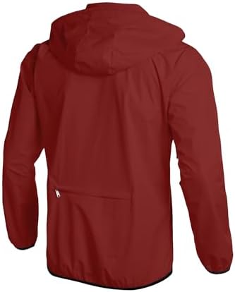 COOFANDY Men's Light Rain Jacket Packable Waterproof Raincoat Windbreaker - Image 3