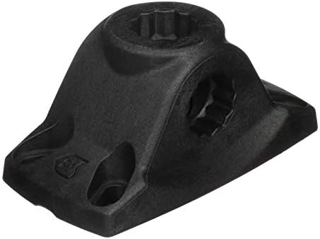 Attwood 5011-7 Heavy-Duty Fishing Rod Holder Combo Mount, Mounts on Top or Side of Gunwale, Positive Lock, Black - Image 4