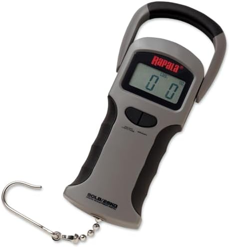 Rapala 50 lb Digital Scale, High-Precision Fishing Scale with LCD Display and Durable Grip for Accurate Weight Measurement by RAPALA